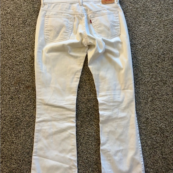 Levi’s 515 Nouveau Boot Cut White Jeans - Picture 2 of 4